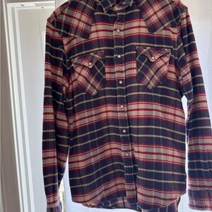 RRL (Specialty Ralph Lauren) Plaid Button-Up Shirt